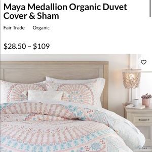 Pottery barn duvet cover